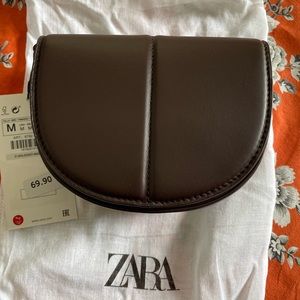 ZARA Leather Crossbody NWT